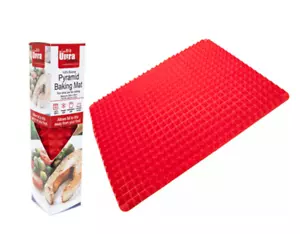Pyramid Pan Non Stick Silicon Cooking Mat Oven Baking Tray Fat Reducing